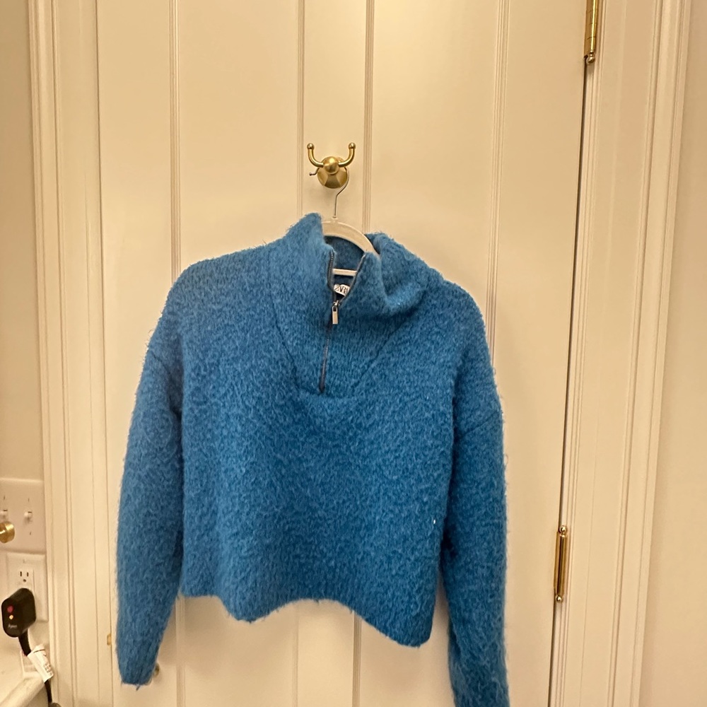 Zara Quarter Zip Sweater